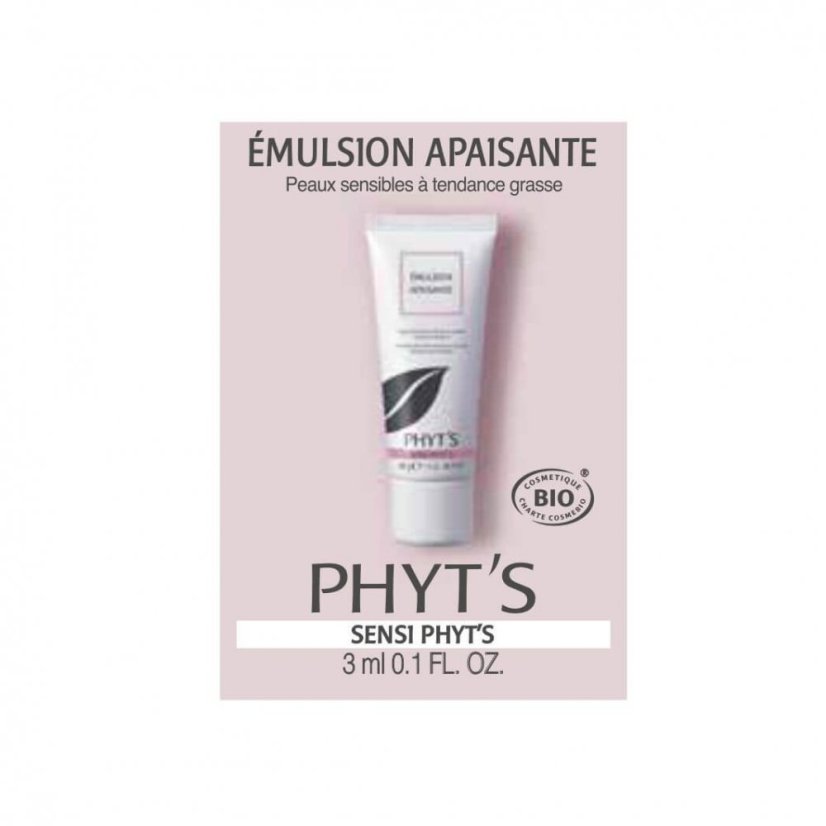 VZORKA - ÉMULSION APAISANTE - Upokojujúca hydratačná emulzia 3 ml