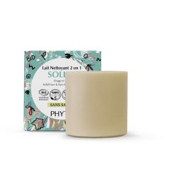 LAIT NETTOYANT 2 EN 1 SOLIDE - Tuhé čistiace mlieko na tvár a oči 2V1 48 ml