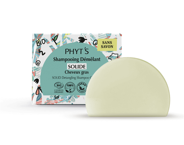 SHAMPOOING SOLIDE CHEVEUX GRAS - Tuhý šampón na mastné vlasy 98 ml