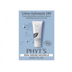 VZORKA - CRÈME HYDRATANTE 24H - Hydratačný krém na normálnu alebo suchú dehydratovanú pleť 3 ml