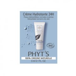 VZORKA - CRÈME HYDRATANTE 24H - Hydratačný krém na normálnu alebo suchú dehydratovanú pleť 3 ml