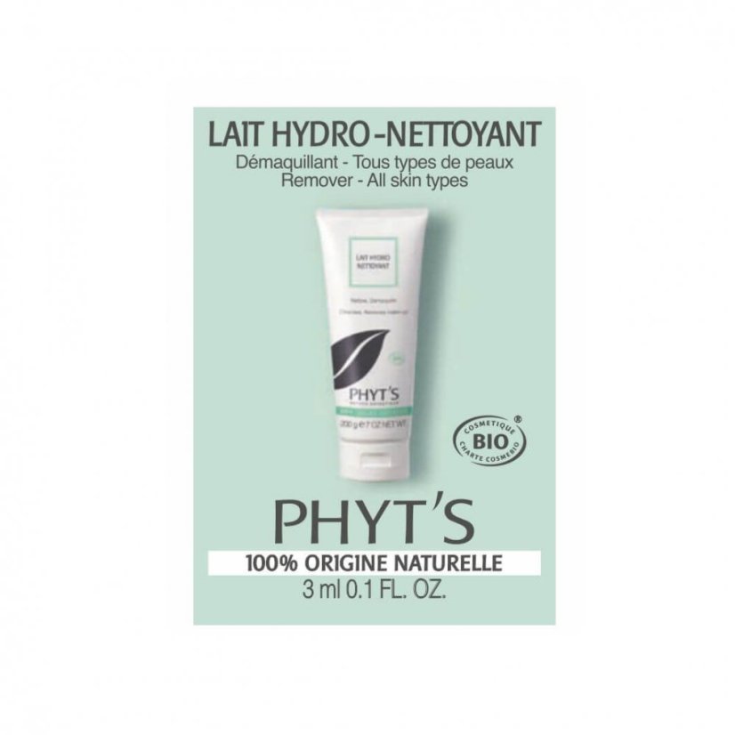 VZORKA - LAIT HYDRO NETTOYANT - Vo vode rozpustné čistiace mlieko 3 ml